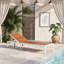 Chaise longue d'extérieur de confort avec dossier réglable à 6 positions-601682239