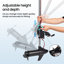 Moteur de pêche à la traîne de 31 kg (68 lb), arbre en acier inoxydable de 76 cm (30 po) – Moteur hors-bord électrique 12 V, 5 vitesses avant et 3 vitesses arrière avec affichage DEL, pour bateaux d'eau douce et d'eau salée