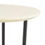 Table de bout, plateau blanc, tablette naturelle