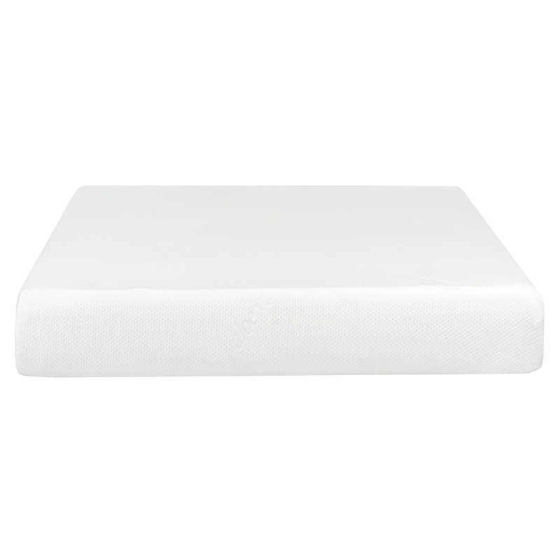 10 In. Plush Twin-XL Size Gel Memory Foam Mattress, Cooling Technology, Pressure Relief Bed Mattress In A Box, White, Twin XL