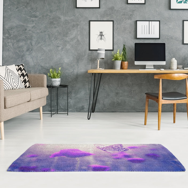 Chenille Floral Indoor Rug, Rectangle 3' x 5'