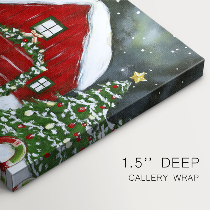 Christmas Holiday Art III- Gallery Wrapped Canvas-XLI, 16" H x 24" W