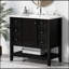 Meuble-lavabo 36 po avec trois tiroirs-345564306