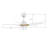 Demitrus 52" Smart Ceiling Fan With Remote, Light Kit IncludedWorks With Google Assistant And Amazon Alexa,Siri Shortcut.