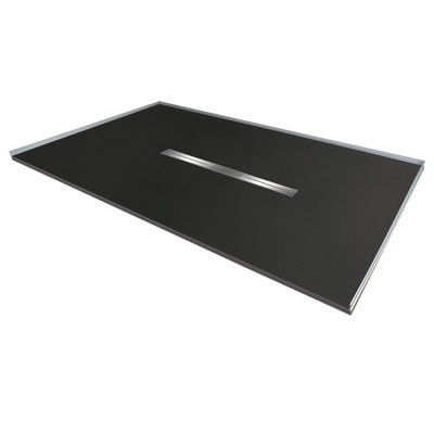 Transolid Trimslate 42-in Zero Threshold Shower Base with Center Drain