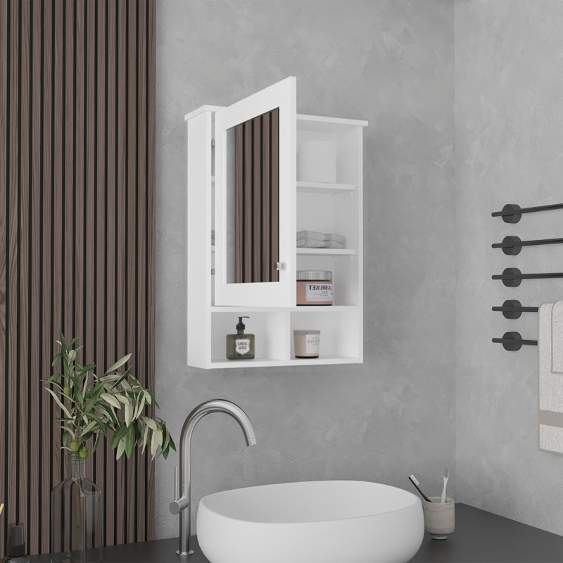 Frisch Medicine Cabinet, White