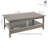 Piroska Rectangular MDF Wood Coffee Table with Shelf