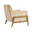 Fauteuil d'appoint capitonné pour les salons confortables - Sable-716349202
