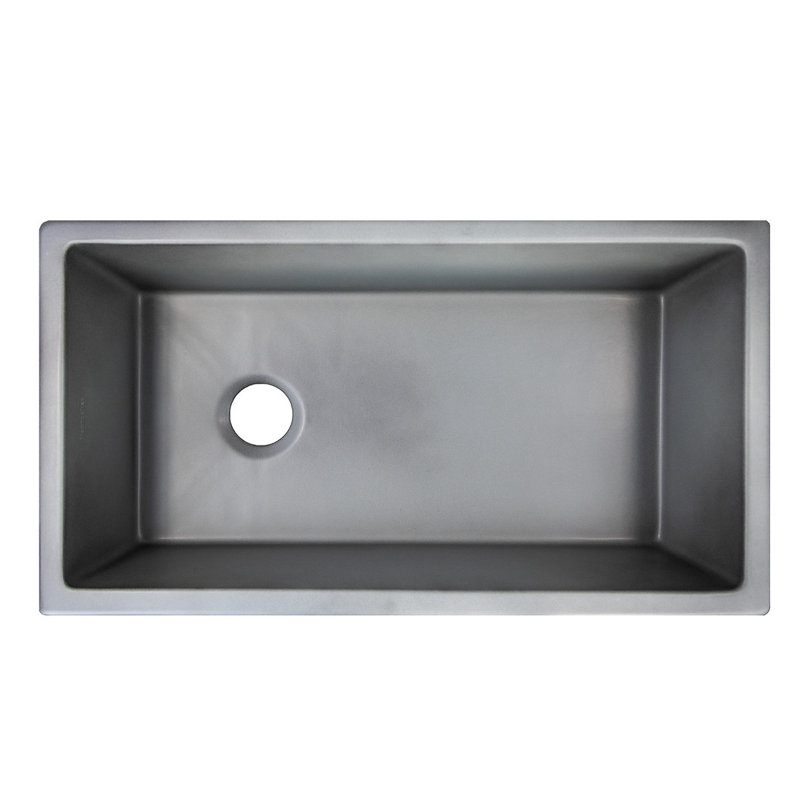 34.25'' L Single Basin Kitchen Sink