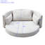 Lit en lin beige pour les petits espaces, canapé multifonctionnel, se transforme en chaise longue et matelas en douceur avec fonction escamotable, 3 canapés relaxants, se transforme sans effort