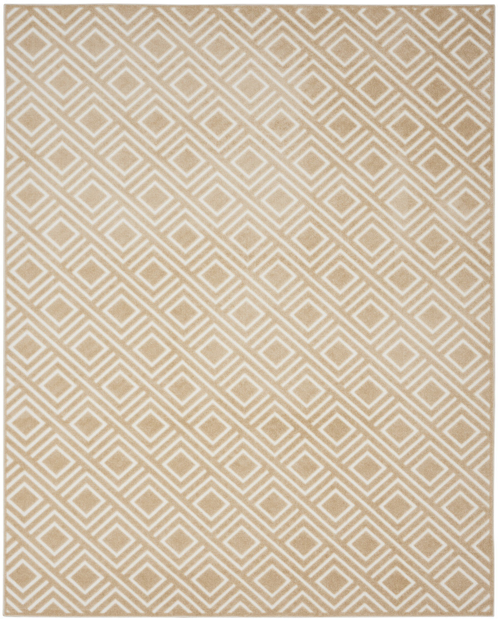 HomeRoots 8' X 10' Tan Geometric Area Rug | Wayfair
