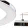 Modern LED pendant light, dimmable LED dining table with remote control