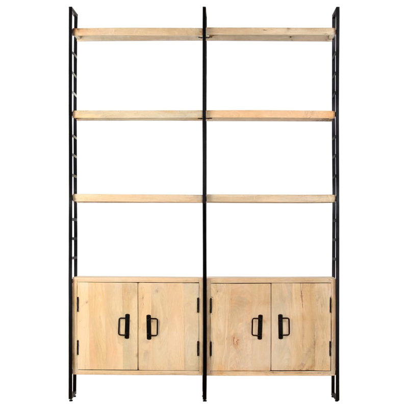 Adaire 180cm H x 124cm W Etagere Bookcase, Beige