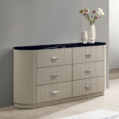 Dotan 6-drawer Dresser With Mirror