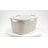 40L Laundry Basket, Clothes Hamper, Linen Design, Plastic, 23.25"L x 15.25"W x 11"H,-1141155913