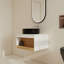Ensemble de meuble-lavabo simple mural 24 "avec lavabo en céramique-134377859-134478763