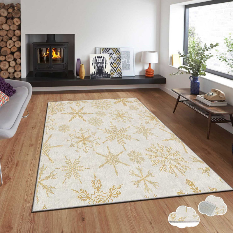 Premium Velvet Area Rug (31.5 x 55.1 inches), 100% Polyester, 740 g/m² | Non-Slip Dot Underside, Laminated Sponge for Comfort | Easy to Clean, Machine Washable at 86°F | Perfect for Home & Office Décor