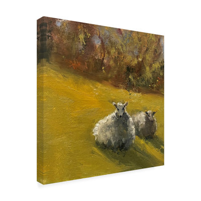 «Sheep In Field V» sur toile