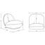 Fauteuil d'appoint Edina