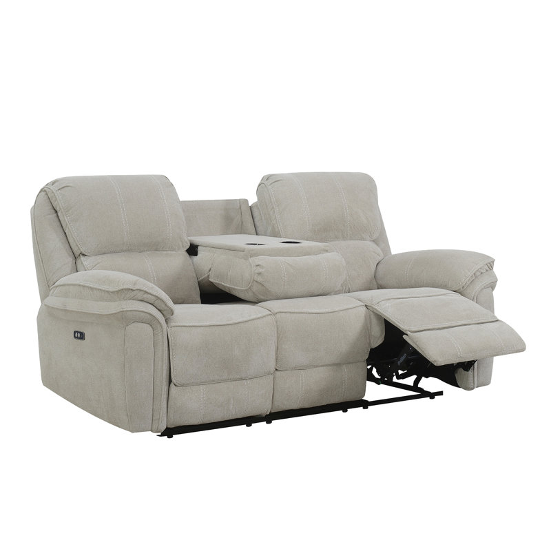 Coomer 3 Seater Electric Reclining Sofa, Grey