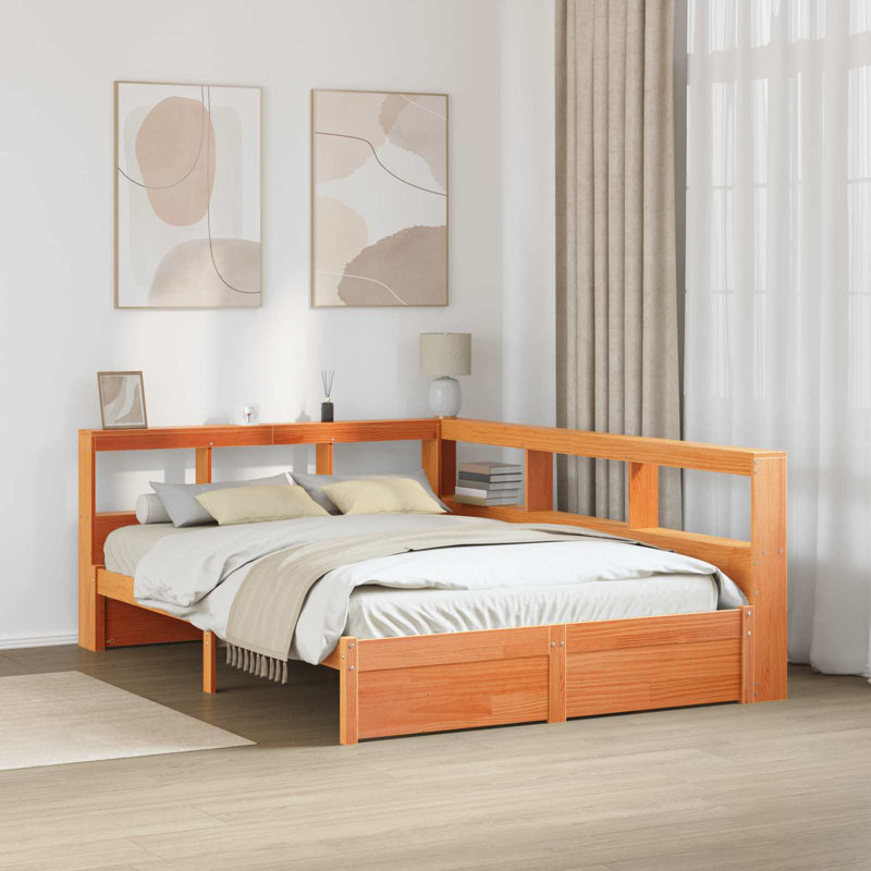 Solid Wood Bed, European Kingsize (160 x 200 cm)