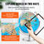 Globe éducatif pour enfants, 254 mm (10 po), globe terrestre interactif en réalité augmentée avec application RA Golden Globe, éclairage nocturne DEL, rotation à 720°, jouet STEM idéal pour les enfants, compatible avec les appareils Android et iOS.