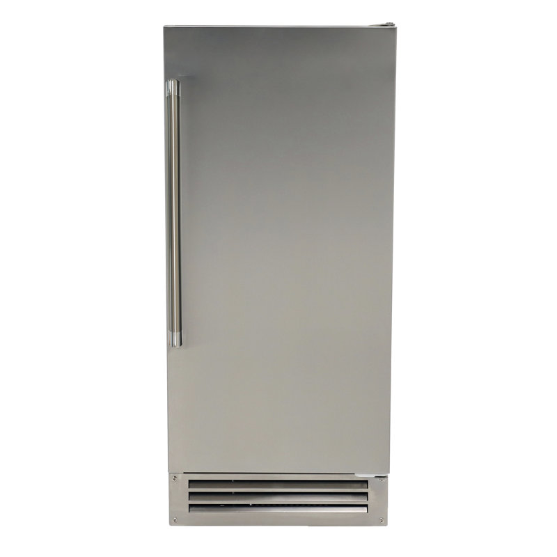 West Bend Built-In Or Freestanding Ice Maker, 15", In Stainless Steel