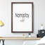 Namastay in Bed - Picture Frame Typography-62809417-62809420
