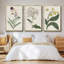 Ensemble de 3 pièces encadrées sur toile Antique Botanical Collection VII-97760029-97760030