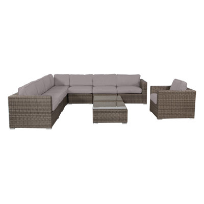 Eagan Fully Assembled 7 Person Seating Group with Cushions