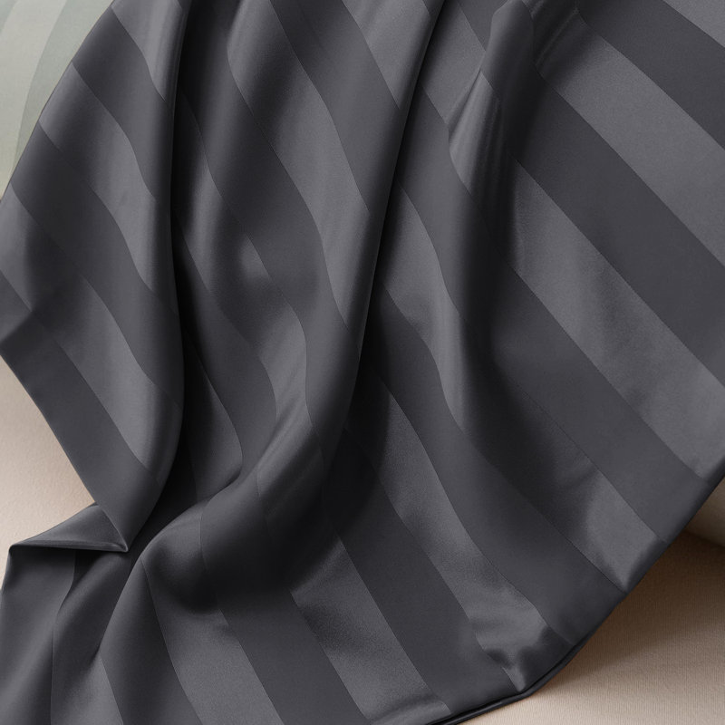 Microfiber Machine Tufted Pillowcase - Set of 2, Charcoal