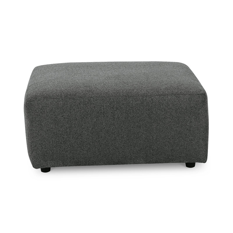 Edenfield Oversized Accent Ottoman, Gray