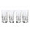 Reed And Barton Soho Crystal Highball Glasses, Set Of 4