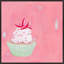 Strawberry Cupcake Painting by Katy Montica-305202870-305202881
