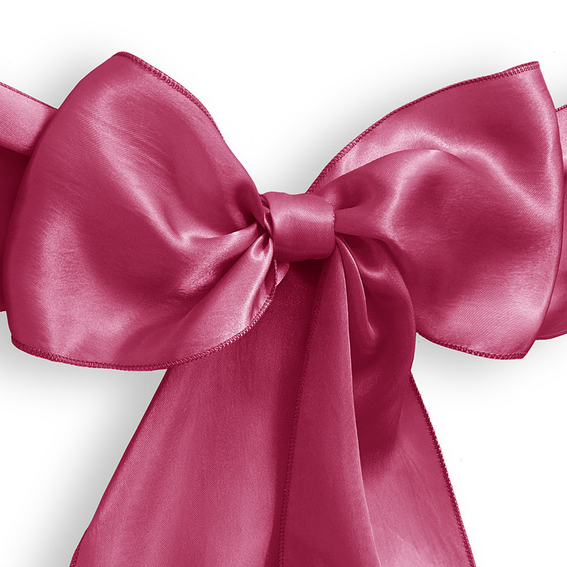 Ceinture élégante en satin, Fuchsia
