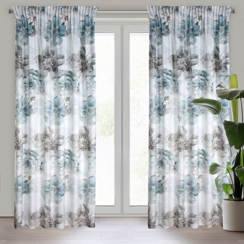 100% Polyester Blackout Slot Top Curtain Panel
