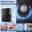 Mini-congélateur, congélateur coffre compact de 3,5 pi³, noir-136146781