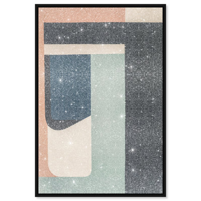 Eternal Shores Canvas Abstract Print by Oliver Gal, Black Frame, 10 x 15
