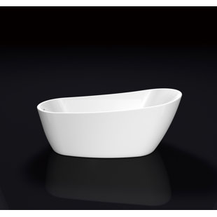 68.5'' x 30.25'' Freestanding Soaking Acrylic Bathtub