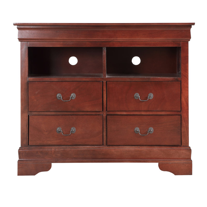Commode télé avec plusieurs tiroirs, idéale pour organiser des objets et rehausser la décoration intérieure dans des décors modernes et classiques.