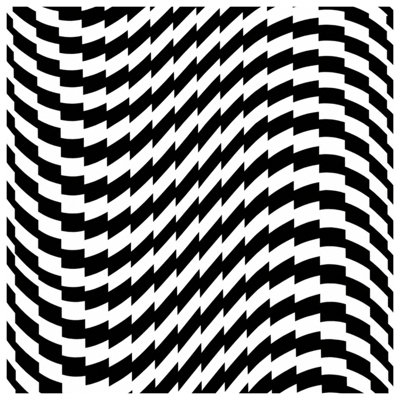 Black White Optical Illusion Comforter