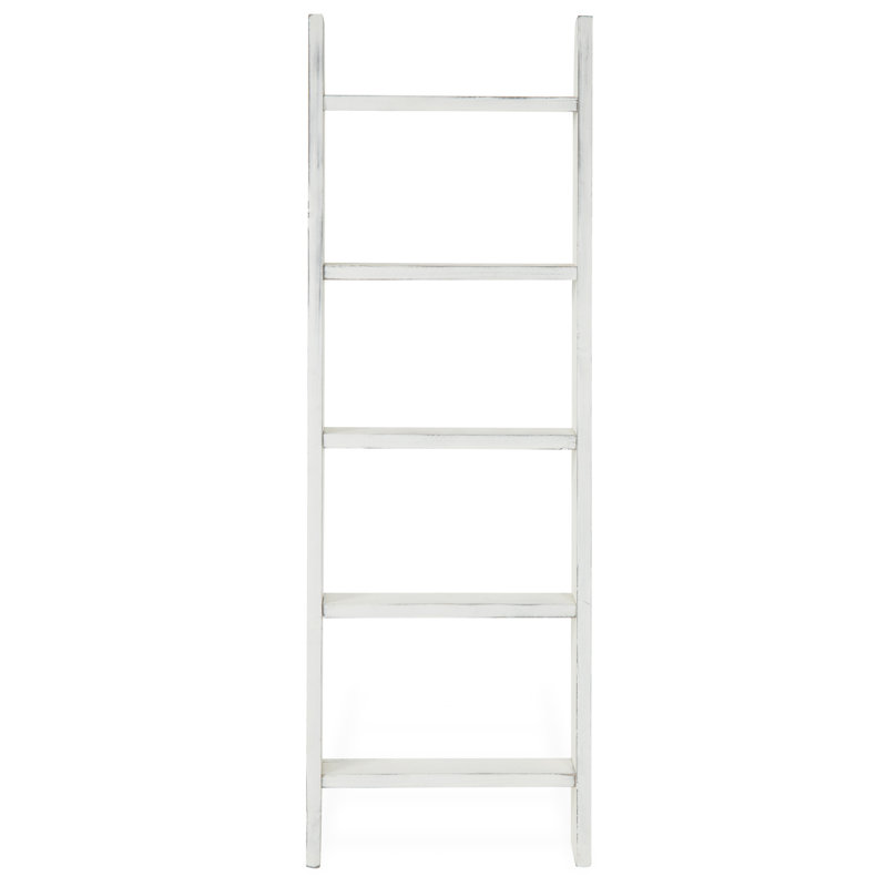 Wall-Leaning 4.5' Blanket Ladder, White