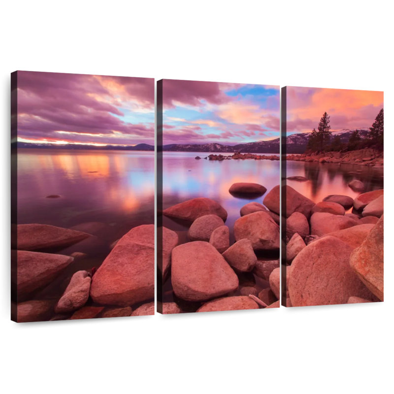Alvord, teinte rose du lac Tahoe, H 48 po x l 74 po