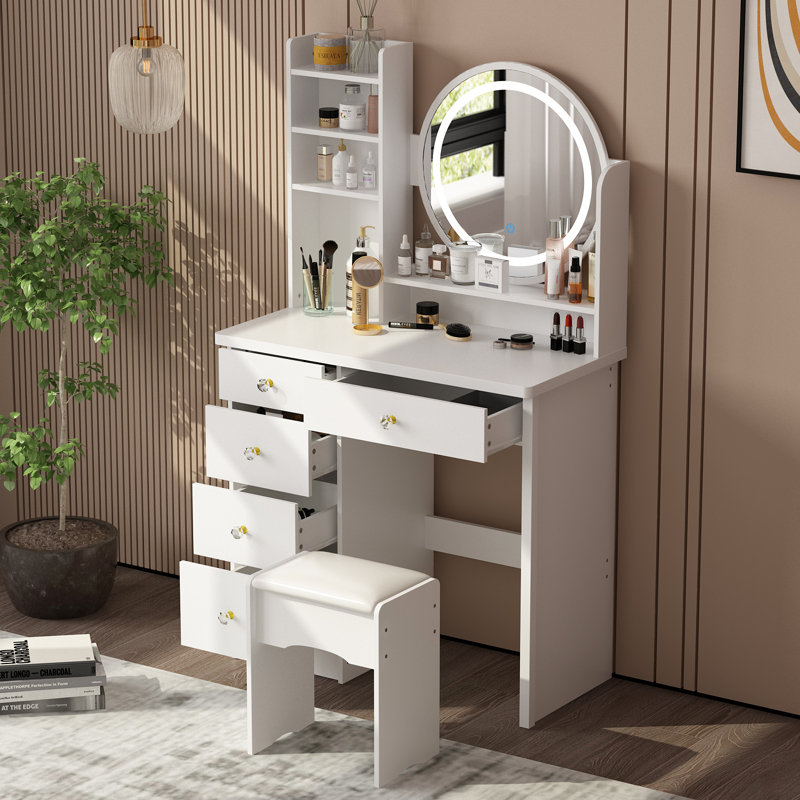 Willodine Vanity, White