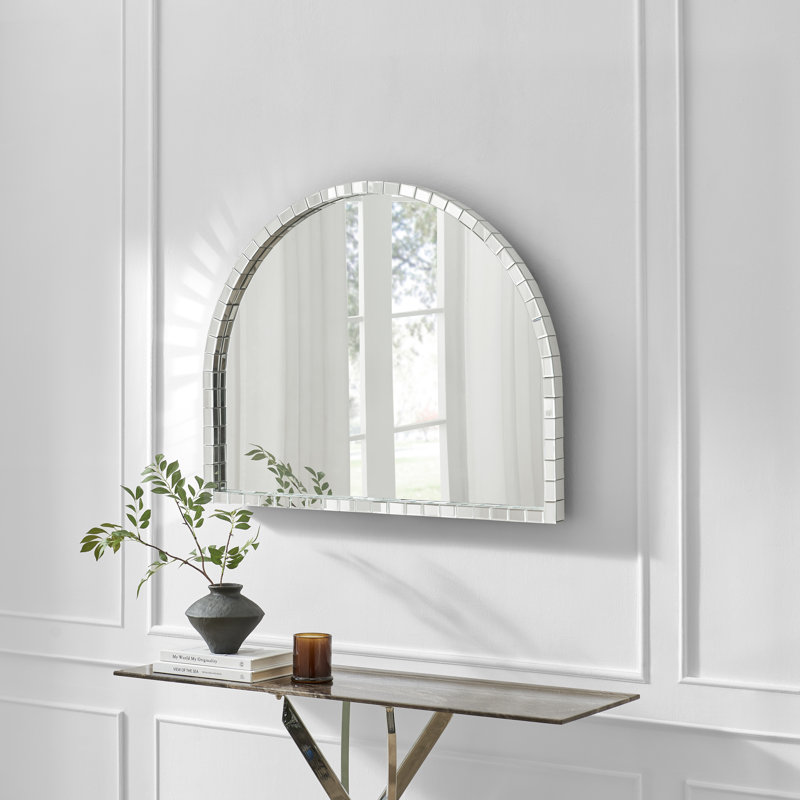Bernelle Glass Arch Wall Mirror