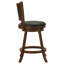 Tabouret pivotant en bois (ensemble de 2)