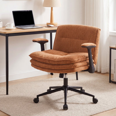Modern 3-tier Padded Swivel Leisure Accent Chair with Adjustable Heights