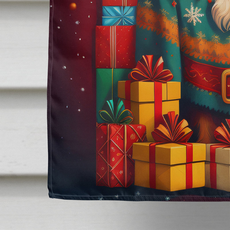 Double Sided 40'' H x 28'' W Polyester Christmas House Flag
