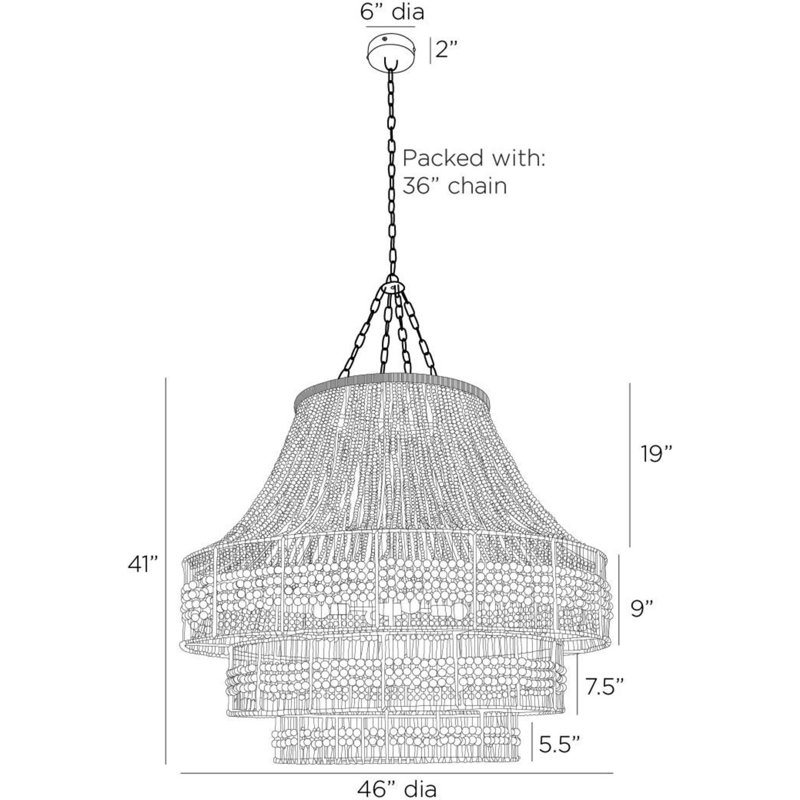 Tulane Large Chandelier