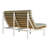 Perch 59'' Wide Powder Coated Aluminum Loveseat with Cushions-96832032-96832030